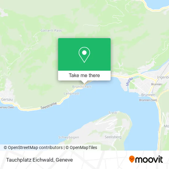 Tauchplatz Eichwald map