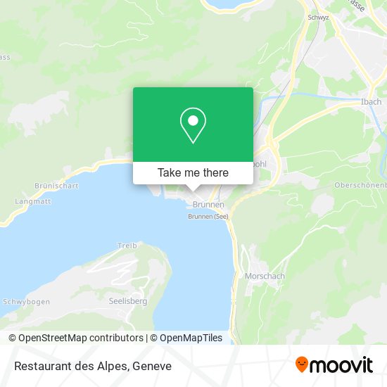 Restaurant des Alpes map