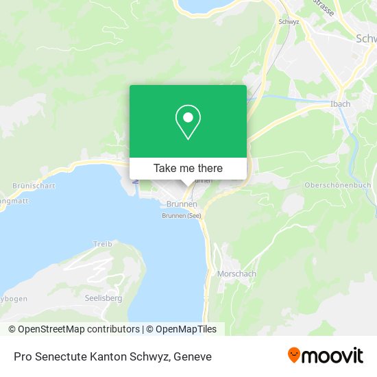 Pro Senectute Kanton Schwyz map