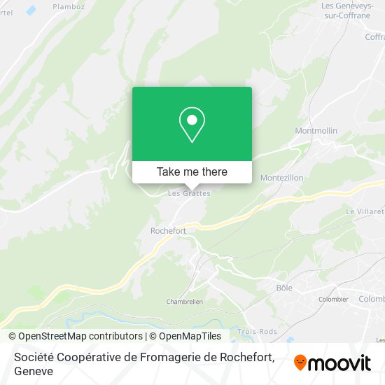 Société Coopérative de Fromagerie de Rochefort map