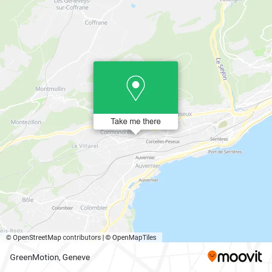 GreenMotion map