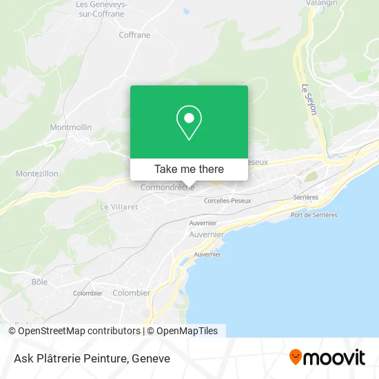 Ask Plâtrerie Peinture map