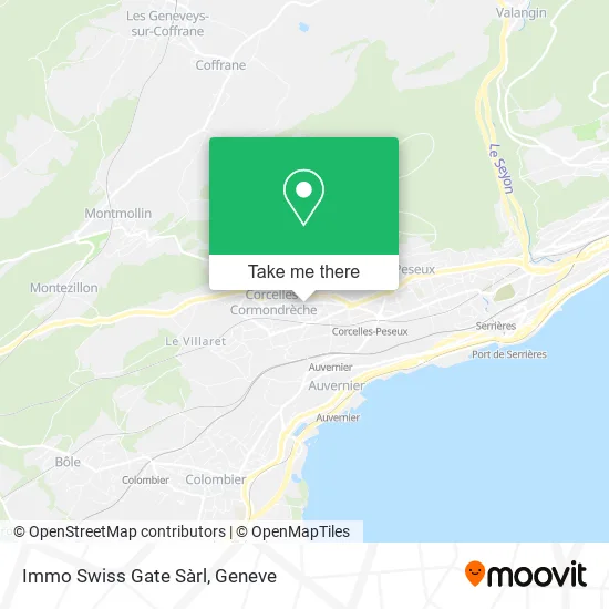 Immo Swiss Gate Sàrl map