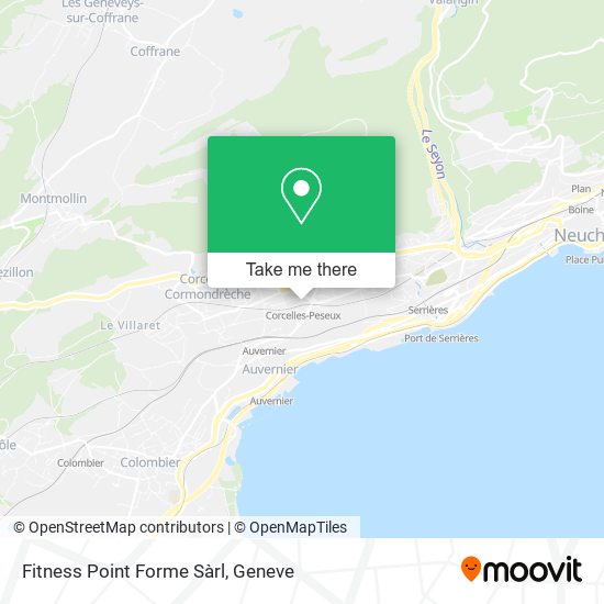 Fitness Point Forme Sàrl map