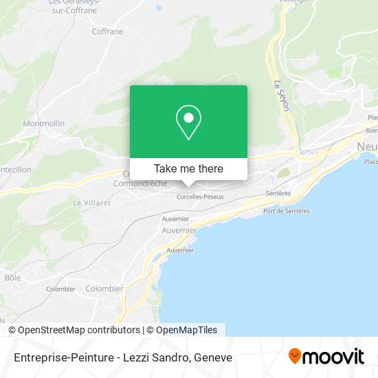 Entreprise-Peinture - Lezzi Sandro map