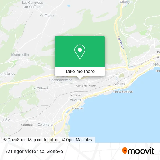 Attinger Victor sa map