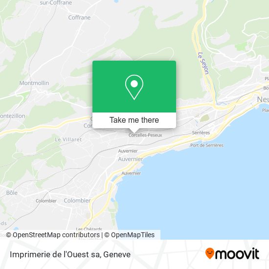 Imprimerie de l'Ouest sa map