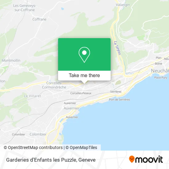 Garderies d'Enfants les Puzzle map