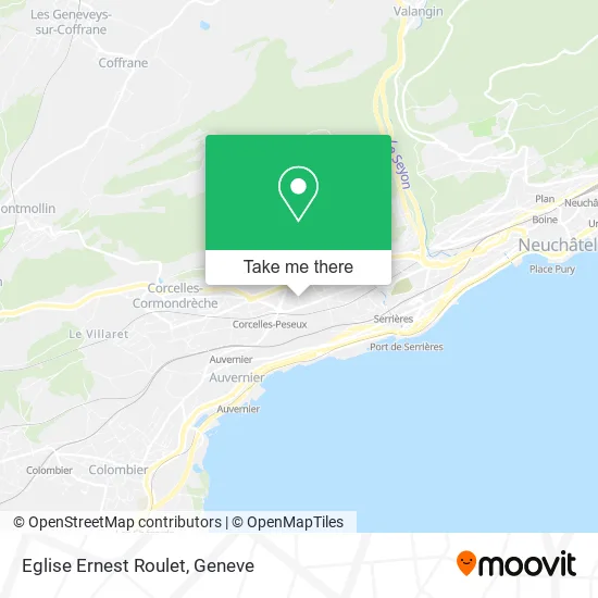 Eglise Ernest Roulet map