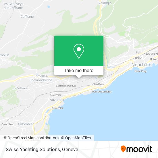 Swiss Yachting Solutions map