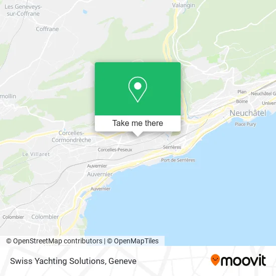 Swiss Yachting Solutions map