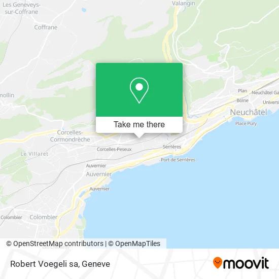 Robert Voegeli sa map