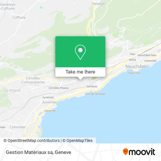 Gestion Matériaux sa map