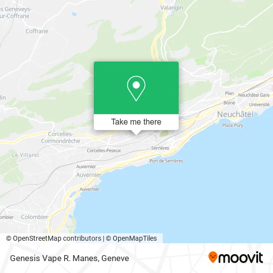 Genesis Vape R. Manes map