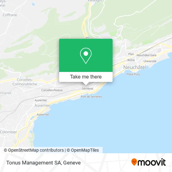 Tonus Management SA map