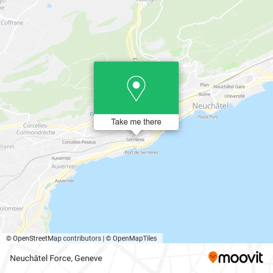 Neuchâtel Force map