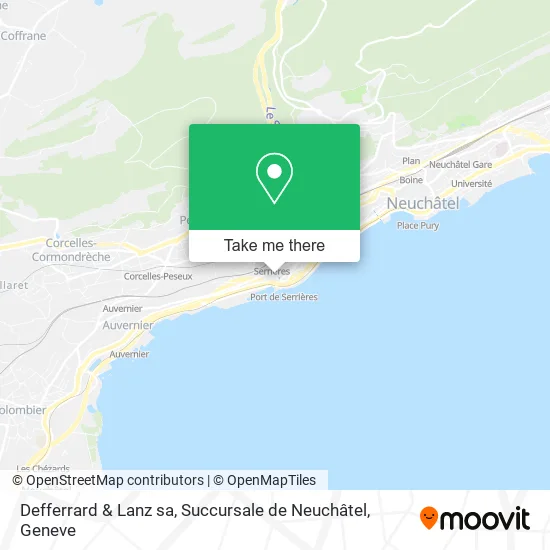 Defferrard & Lanz sa, Succursale de Neuchâtel map