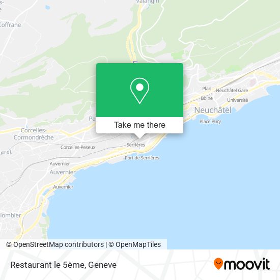 Restaurant le 5ème map