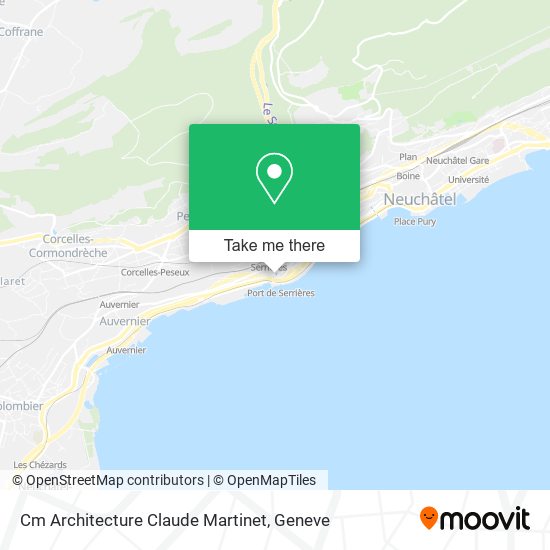 Cm Architecture Claude Martinet map