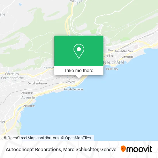 Autoconcept Réparations, Marc Schluchter map