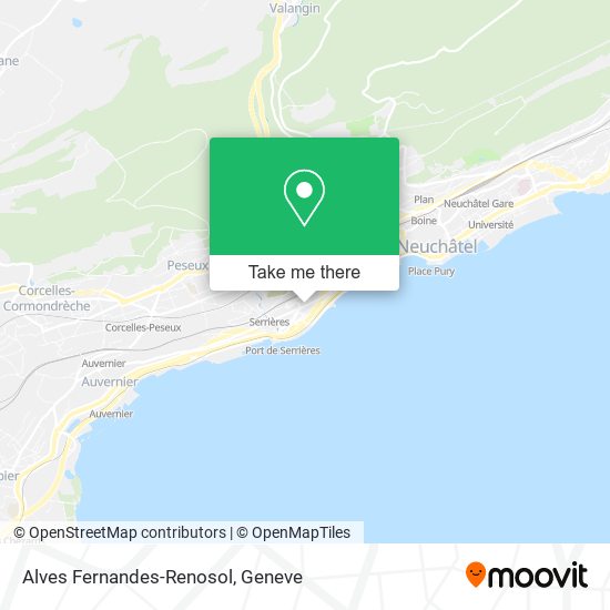 Alves Fernandes-Renosol map