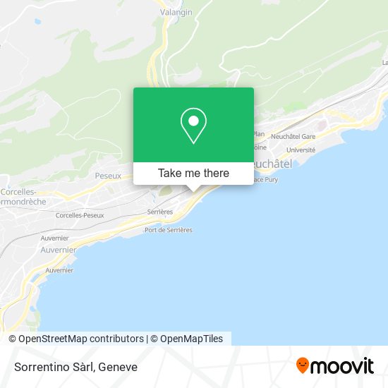 Sorrentino Sàrl map