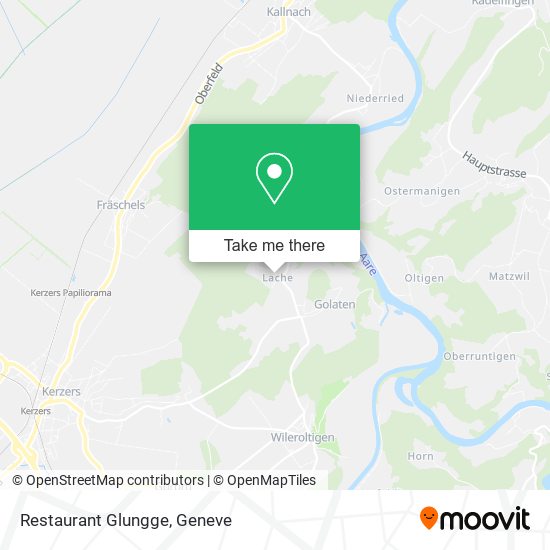 Restaurant Glungge map