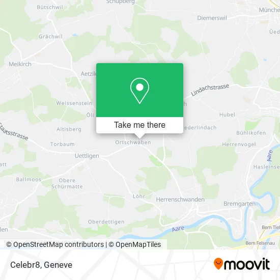Celebr8 map