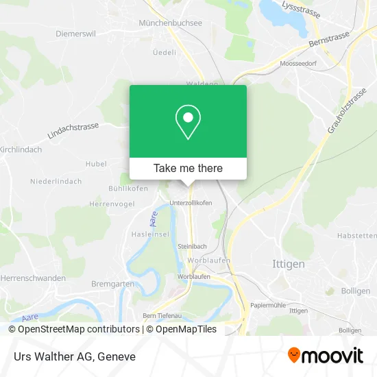 Urs Walther AG map