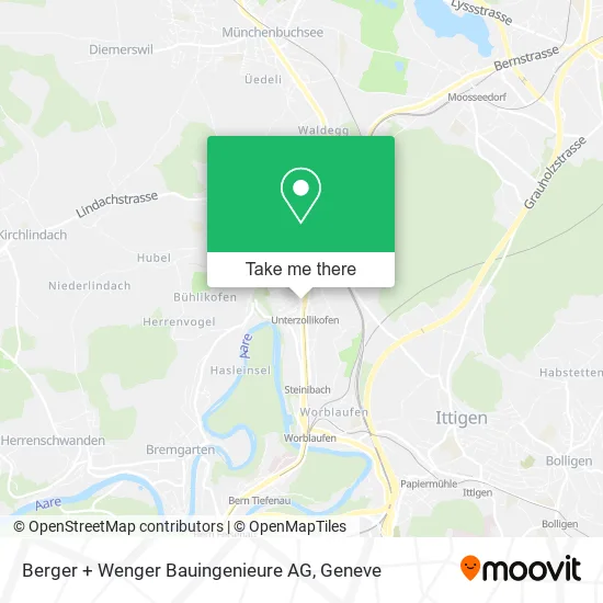 Berger + Wenger Bauingenieure AG map