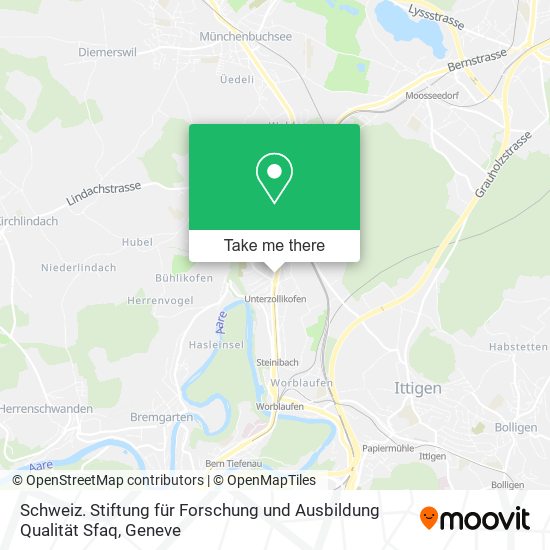 Schweiz. Stiftung für Forschung und Ausbildung Qualität Sfaq map