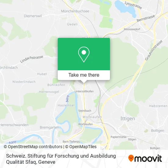 Schweiz. Stiftung für Forschung und Ausbildung Qualität Sfaq map
