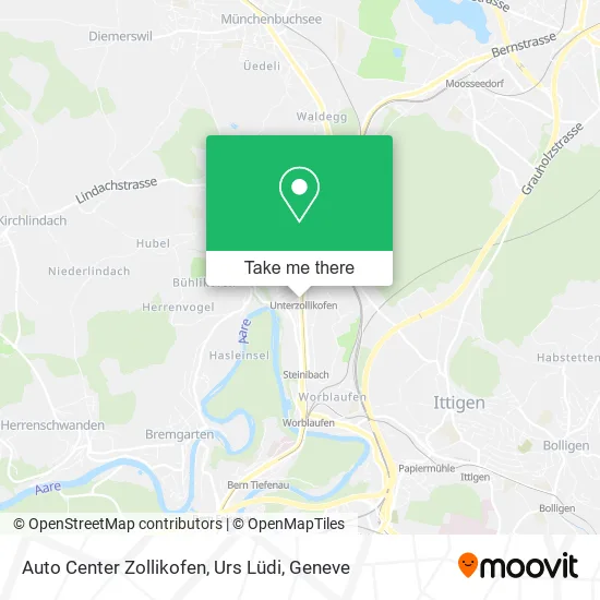 Auto Center Zollikofen, Urs Lüdi map