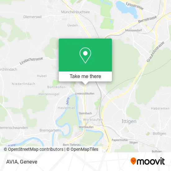 AVIA map