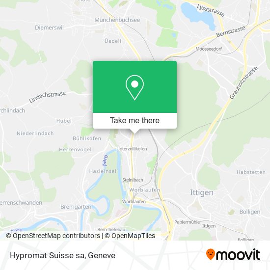Hypromat Suisse sa map
