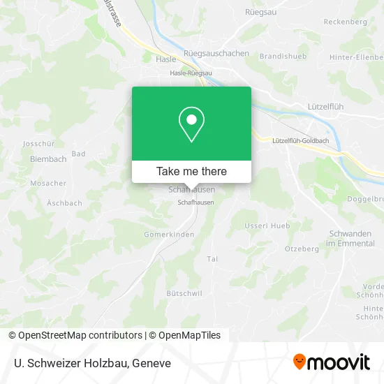 U. Schweizer Holzbau map