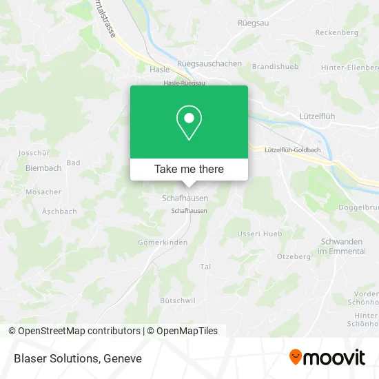 Blaser Solutions map