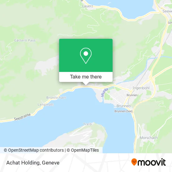 Achat Holding map
