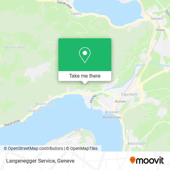 Langenegger Service map