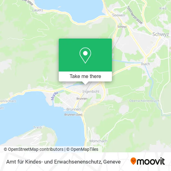 Amt für Kindes- und Erwachsenenschutz map