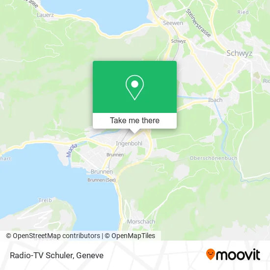 Radio-TV Schuler map