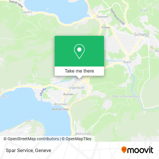Spar Service map