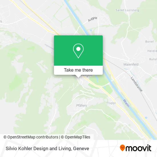 Silvio Kohler Design and Living map