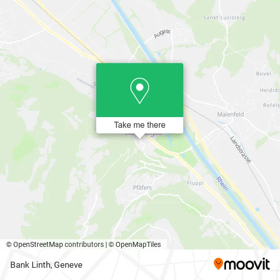Bank Linth map
