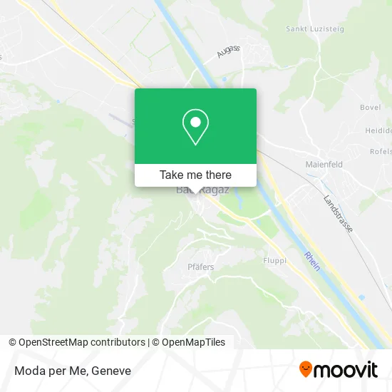 Moda per Me map
