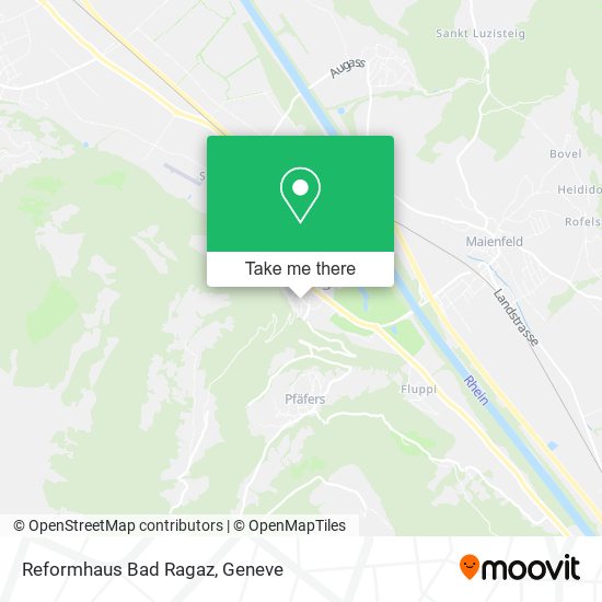 Reformhaus Bad Ragaz map
