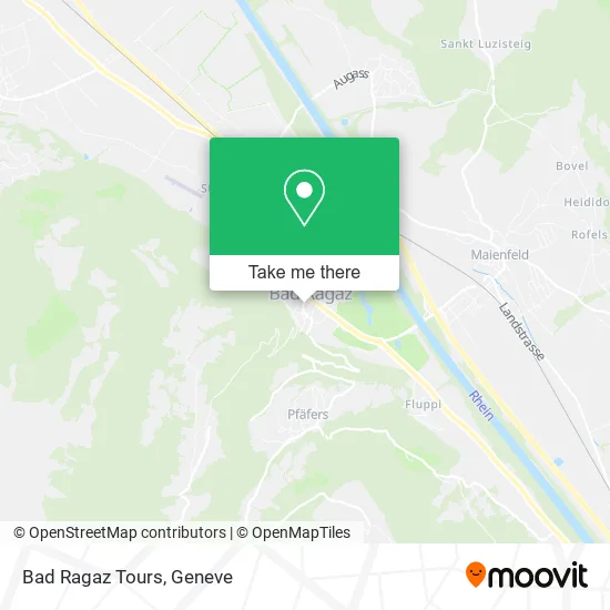 Bad Ragaz Tours map
