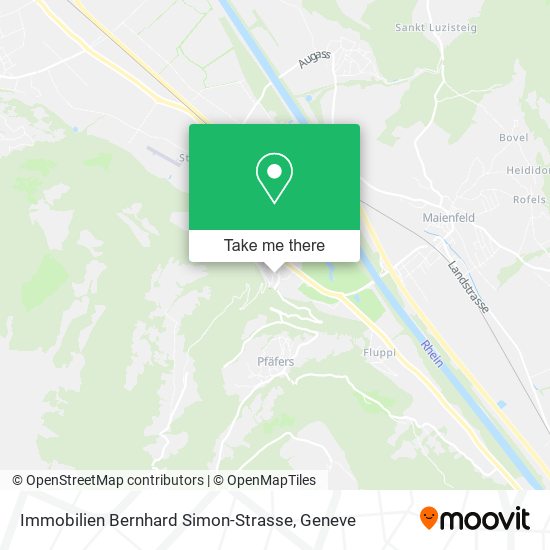 Immobilien Bernhard Simon-Strasse map