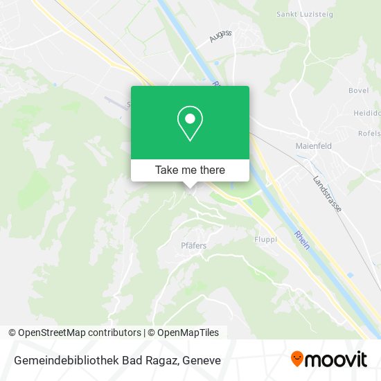 Gemeindebibliothek Bad Ragaz map