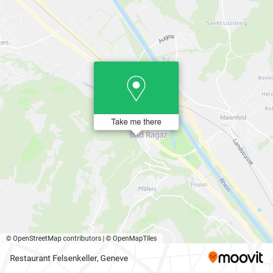 Restaurant Felsenkeller map